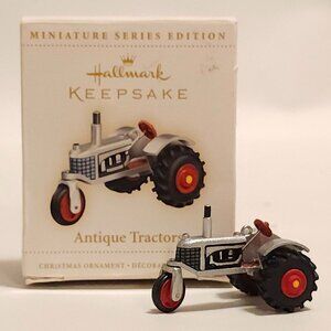 HALLMARK Keepsake Antique Tractors Miniature Ornament Series